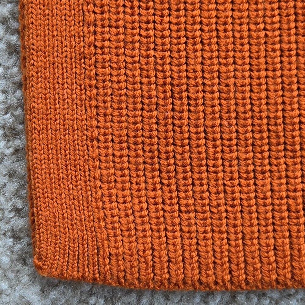 NWOT Banana Republic Orange Merino Scarf - Picture 5 of 7